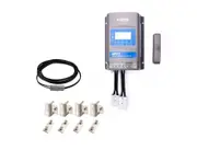 Plus 20A MPPT Solar Regulator + 6m Extension Lead + Mounting Brackets
