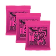 3 Sets Ernie Ball 2223 Super Slinky Electric Guitar Strings 9-42