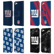 NFL NEW YORK GIANTS ARTWORK LEATHER BOOK WALLET CASE FOR APPLE iPOD TOUCH MP3