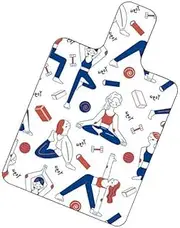 Pilates Pilates Reformer Mat Towel Workout Cover Towel Cushion Fitness Equipment Yoga Supplies(Outer Space)