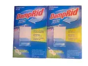 TWO (2) DampRid Fresh Scent Hanging Moisture Absorbers 14 oz