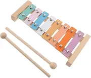 CORHAD Educational Wooden Xylophone for Boys and Girls 8-note Percussion Toy Music Toys for Instrument Boys and Girls