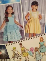 1/2 1 2 3 Toddler Girl's Dress Princess Sewing Pattern Simplicity 1171 Dress up