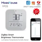 MOES Smart Zigbee Bluetooth Mesh Brightness Thermometer Light Temperature Humidi