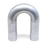 HPS 1.5" OD, 180 Degree U Bend Aluminum Elbow Tubing, 6" Leg Length on Each S...