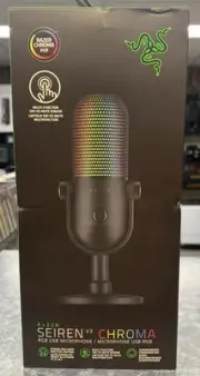 Razer Seiren V3 Chroma RGB Condenser USB Microphone Black**NEW FACTORY SEALED**