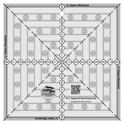 US Seller-Creative Grids 8-1/2" Square It Up Fussy Cut Square Quilt Ruler CGRSQ8