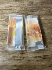 2 Honey Nut Cheerios Premium Insert Straw Milk Cereal Box Toy Flag Drinking