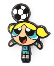 Powerpuff Girls Sports Blossom Soccer Mystery Pin