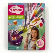Crayola Creations Motorized Thread Wrapper Fun Kids Activity Arts Craft Kit Toy