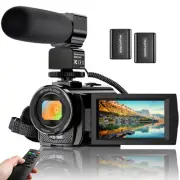 Video Camera YouTube Vlogging Camera Recorder FHD 1080P 24.0MP 3.0 Inch 270 D...