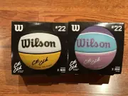 CAITLIN CLARK Mini Wilson Dreamer & Tribute Basketballs Hy-Vee NEW in Box