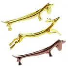 2Pcs Stainless Steel Animal Shape Spoon Chopsticks Rest Table Stand Holder