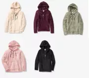 Victoria’s Secret Pink Teddy Half Zip Pullover Hoodie
