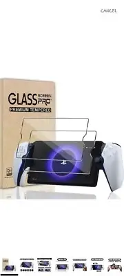 2-Pack PlayStation Portal Remote Player Screen Protector Tempered Glass