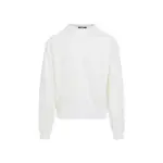 [Jacquemus] Jacquemus-Off White Brode Merino Wool Pullover-Uomo L STAND