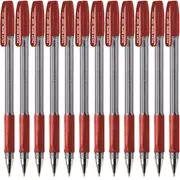 Pilot BPS-GP Box 12 SuperGrip Ballpoint Pen Medium 1.0mm (Red)