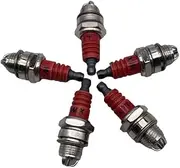 1PCS /2PCS /5PCS Spark Plug L7T Fit For L7T BM6A BPMR7A RCJ6Y RCJ7Y WSR5F 33cc-49cc Engine 2500 3800 4500 5200(1PCS-white)