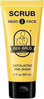 Bee Bald Scrub Head & Face Exfoliating Pre-Shave 89 ml