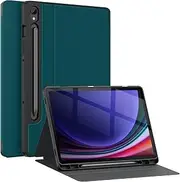 [Soke] Case for Samsung Galaxy Tab S9 2023 [SM-X710/X716B/X718U]-Premium Shock Proof Stand Folio Case, Multi-Viewing Angles, Soft TPU Back Cover for Galaxy Tab S9 11 inch Tablet, Teal