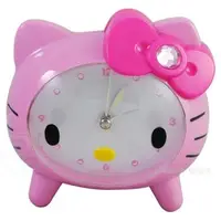 在飛比找森森購物網優惠-Hello Kitty貓臉趴式音樂貪睡鬧鐘