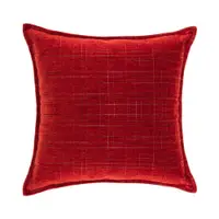 在飛比找蝦皮商城優惠-香奈兒絨棉抱枕 45x45cm 紅色款