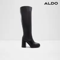 在飛比找momo購物網優惠-【ALDO】EQUINE-嚴選俐落極簡時尚長靴-女靴(黑色)