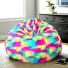 Bean Bag Chair sofa Cover Fur Fabric Without Beans Only Cover XXXL Home Decor