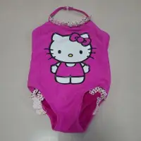 在飛比找蝦皮購物優惠-可愛女童Hello kitty連身泳裝