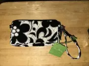 Vera Bradley Retired Pattern Night & Day Wristlet Black & White