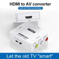 在飛比找蝦皮購物優惠-HDMI to AV Scaler Adapter HD 1