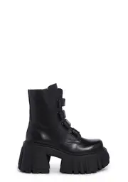 [Club Exx] Interstellar Wave Platform Boots - Black