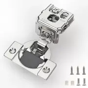 32 Pieces 1-1/4" Overlay 105 Degree Soft Closing Face Frame Cabinet Door Hinges