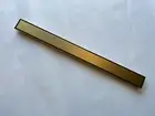 Brushed Gold PVD Stainless Steel Tile Insert 900×80 Floor Waste Panel Watermark