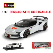 Bburago 1:18 Ferrari SF90 XX Stradale Sports Car Static Simulation Vehicles Toy