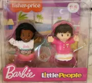 Fisher Price Little People Barbie Sleepover 2 Figure Set NIB
