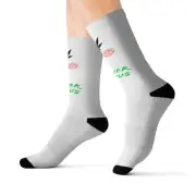 Stoner Red Eyes Weed Socks Women And Men Fashionable