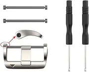 [MGTCAR] 22 26mm Stainless Steel Buckle Connector for Garmin Fenix 6X Fenix 6 6S Fenix 5X 5 3 3HR Watch Easy Fit Quick Fit Screw Buckle
