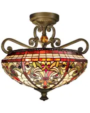 Dale Tiffany Baroque Semi Flush Mount