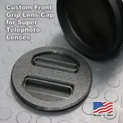 Custom Front Lens Cap for Sony FE 600mm f/4 GM OSS Squeeze-Style Spring-Loaded