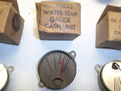 NOS Ford Temperature Guage, Dash Unit - 1938 Lincoln - 86H-10883
