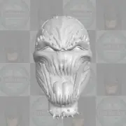 Anti-Venom v6 Eddie Brock Symbiote custom head for 1:6 1:10 1:12 1:6 figures