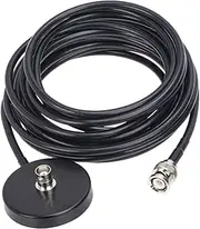 KALLORY 5M Magnetic Antenna Mount Base with Cable for Car Mobile Radio Durable Construction Compatible with Two Way Radios Easy Installation
