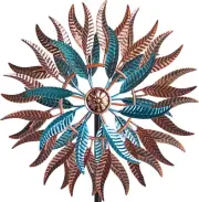 Large Wind Spinner Two-Way Wind Sculpture Kinetic Outdoor Art Patio Decoration