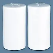 Wilkie Brothers Bone Porcelain Salt & Pepper Set, 8 x 4 cm