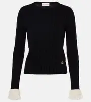 [Valentino] Valentino Cashmere sweater AU 16 black