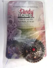 Set of 2 Caspian Conchos 1" Tandy Leather 7151-33
