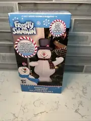 Frosty The Snowman Tabletop Mantel Airdorable Airblown Inflatable Decoration 22"