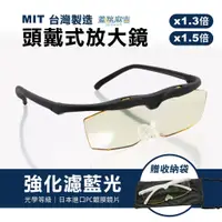 在飛比找蝦皮購物優惠-🔥台灣製造 台灣出貨🔥MIT台灣製造頭戴式眼鏡型放大鏡 日本