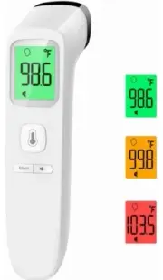 Forehead Thermometer, Baby and Adults Thermometer with Fever Alarm,